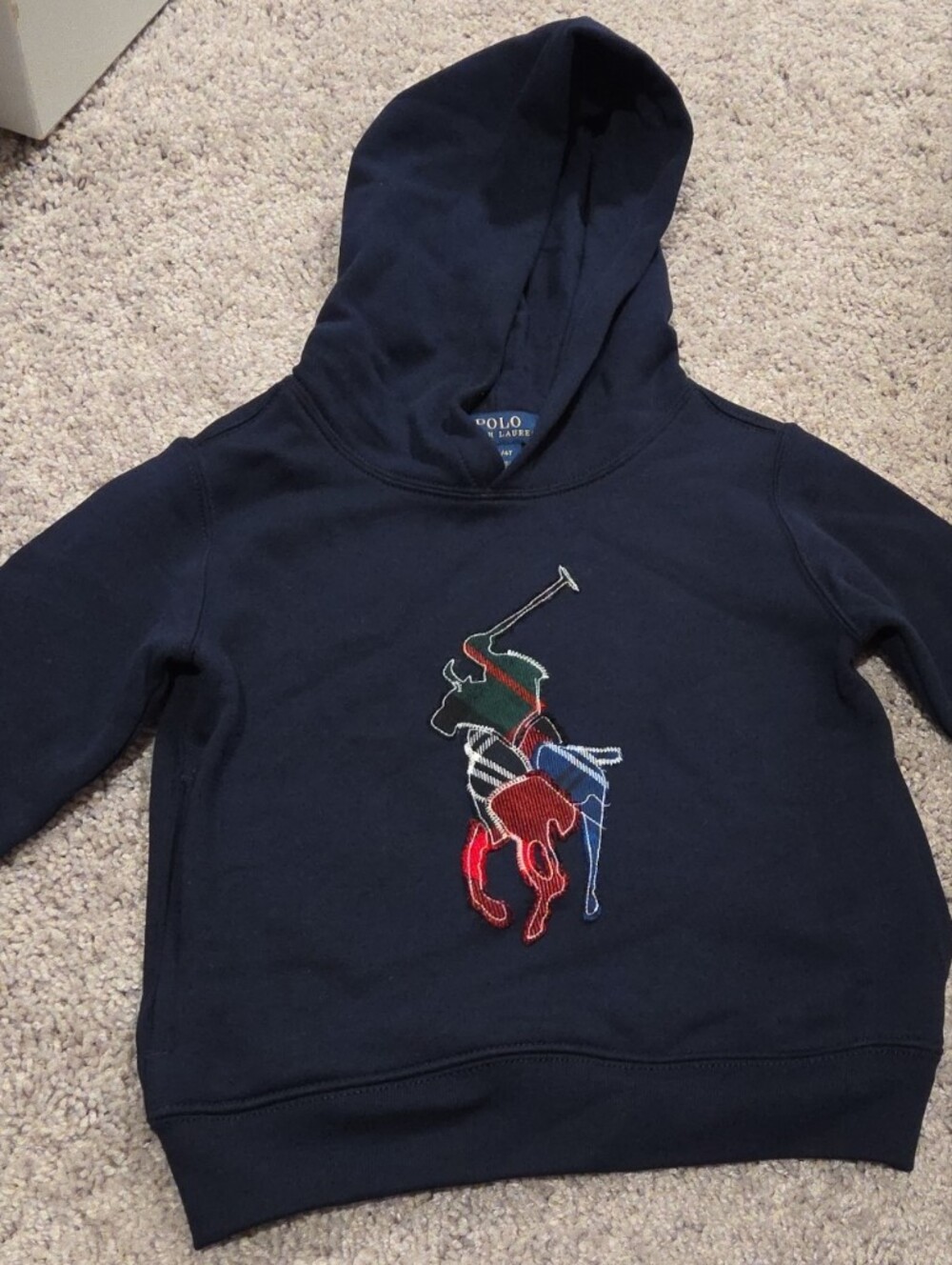 Polo by Ralph Lauren Navy Polo Player Hoodie